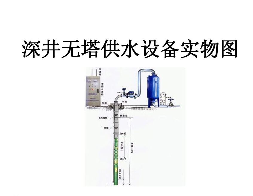 崇阳县井泵无塔式供水设备